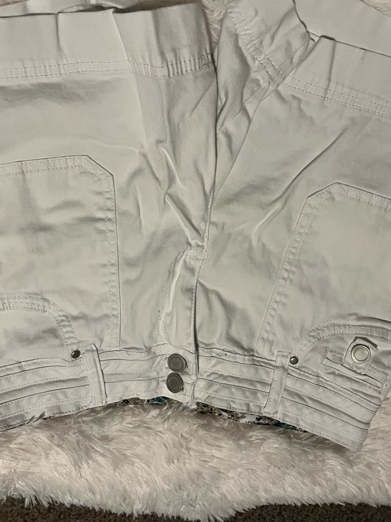 One 5 One High Waist Shorts In Off-White